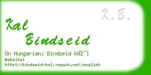 kal bindseid business card